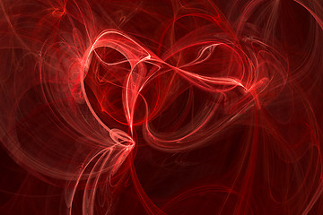 Image showing Red abstract