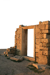 Image showing Ancient ruins isolated with white background