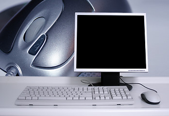 Image showing PC with mouse background