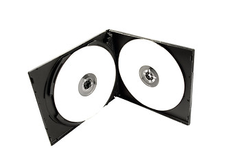 Image showing CD DVD case with white cds