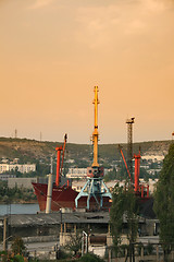 Image showing Sea crane