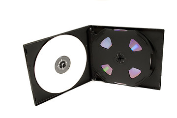 Image showing CD DVD case with white cds