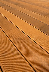 Image showing African oak floor texture