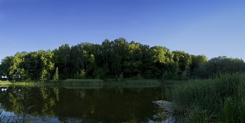 Image showing Lake panoramic image