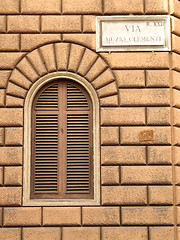 Image showing Closed window in Rome