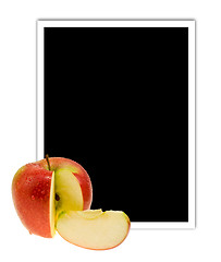 Image showing Apple with empty frame