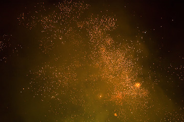 Image showing Fireworks abstract background