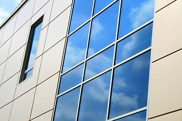 Image showing Clouds refletion