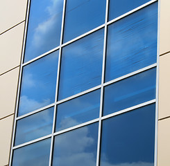 Image showing Clouds refletion