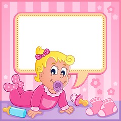 Image showing Baby girl theme image 1