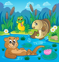 Image showing River fauna theme image 2