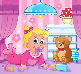 Image showing Baby girl theme image 2