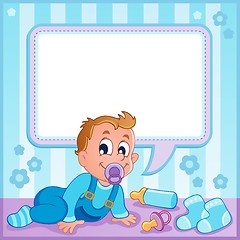 Image showing Baby boy theme image 1
