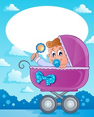 Image showing Baby boy theme image 2