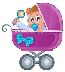 Image showing Baby carriage theme image 3