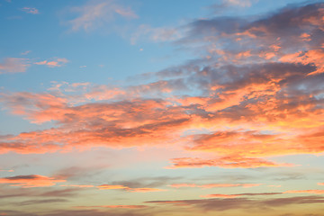 Image showing Background with a dramatic sunrise