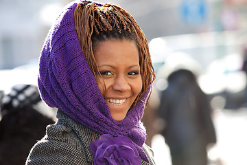 Image showing smiling yong woman