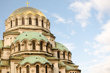 Image showing Alexander Nevski Cathedral and blue sky