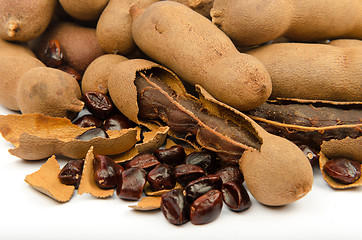 Image showing Tamarind - popular food of Southeast Asia, North Africa, India