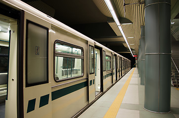 Image showing The last subway station