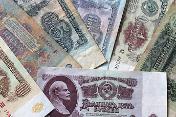 Image showing background of the Soviet roubles