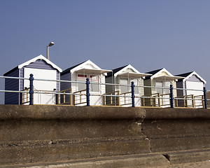 Image showing Beach Huts