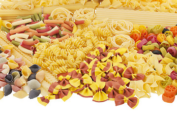 Image showing Variety of Pasta