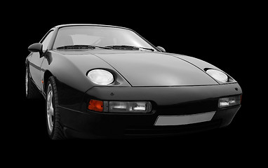 Image showing black sports car