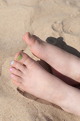 Image showing Baby foots