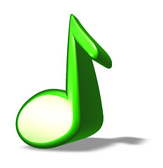 Image showing music note
