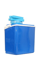 Image showing blue plastic cooling box