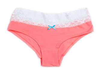 Image showing lacy pink panties
