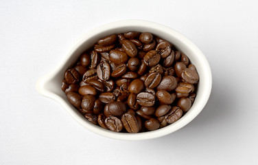 Image showing cup full of colombian coffee beans #2