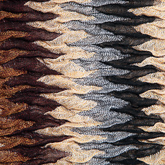 Image showing Soft luxurious ruched fabric