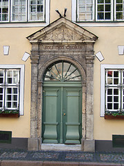 Image showing City street - old town in Riga