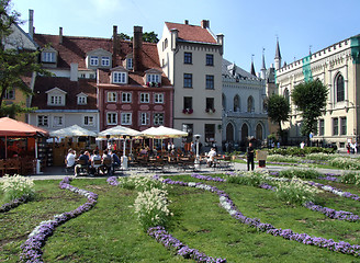Image showing Main square in Riga (Latvia)