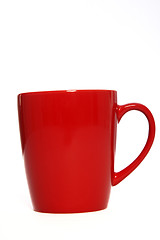 Image showing Red coffee mug