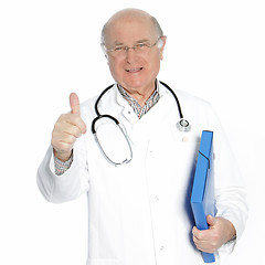 Image showing Confident senior doctor or consultant