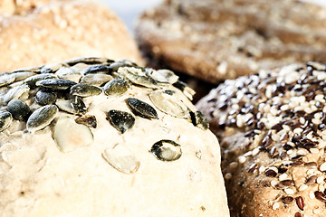 Image showing Assortment of baked bread