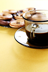 Image showing Cookies and coffee