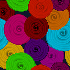 Image showing Paper flower seamless