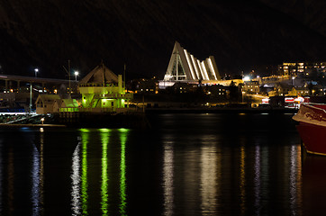 Image showing Tromsø by night