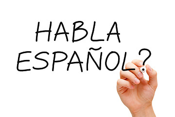 Image showing Habla Espanol