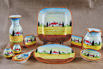 Image showing Tuscan Potteries