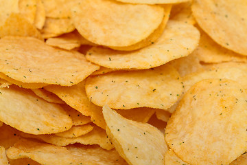 Image showing Crispy Potato Chips