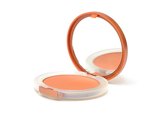 Image showing Make-up Powder in Box with Mirror