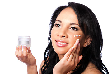 Image showing Facial beauty - skincare