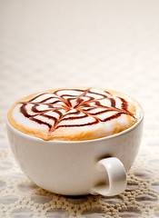 Image showing cappuccino cup