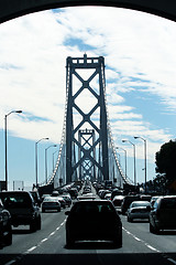 Image showing Traffic on Bay Bridge