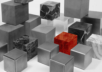 Image showing various cubes